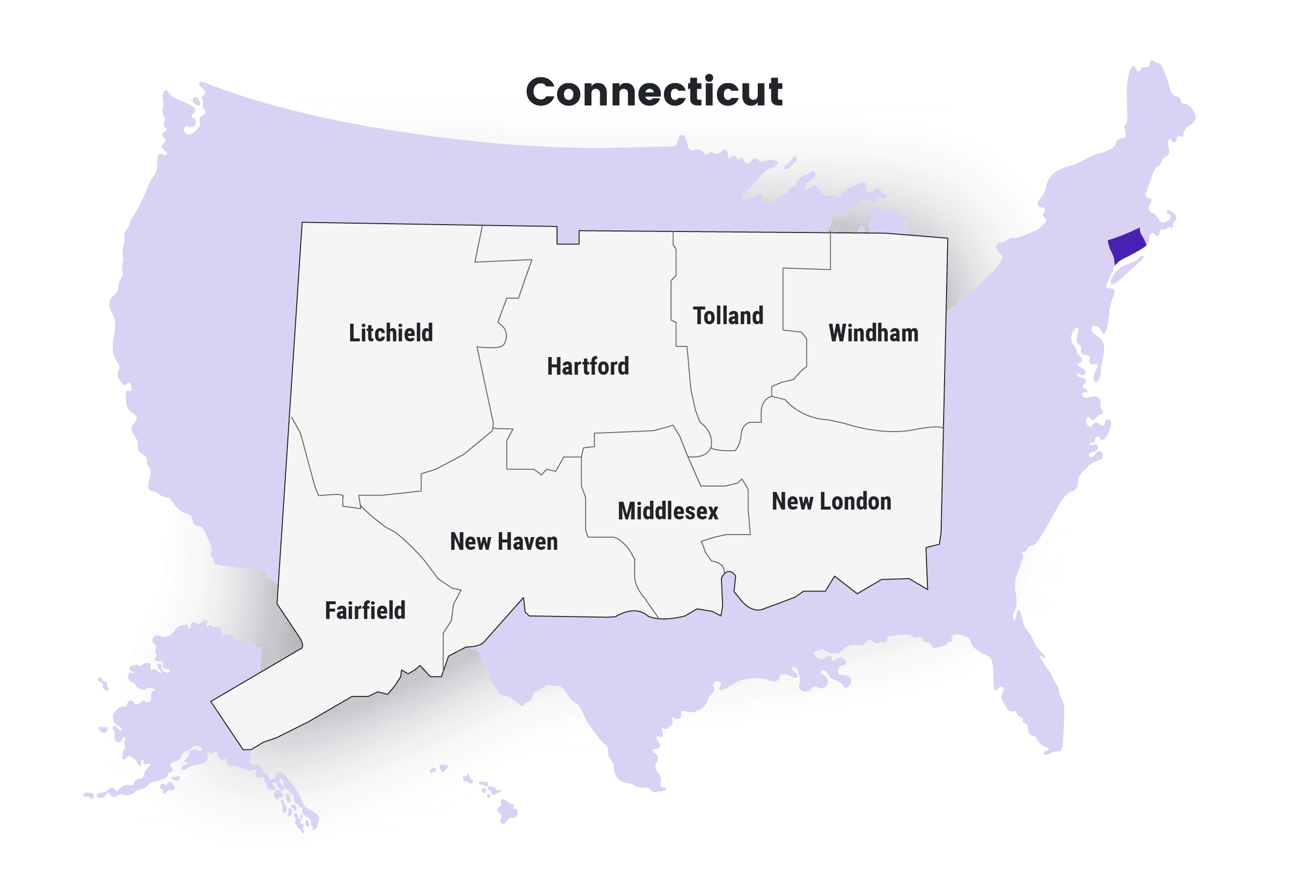 Covered Indiana counties map for our in-home care agency Covered Indiana counties map for our in-home care agency